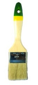 Кисть плоская 3" 75мм*14мм "ЕвроМикс" смеш. светл. щетина  дер. ручка/ 12 -288