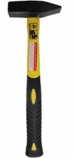 Молоток 600гр квадр. боек, аморт. фиберпласт. ручка /шт6