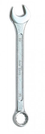 Ключ комбинированный 19мм кован.CrV сталь /10-150