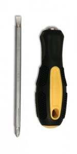 Отвертка унив. 2 в 1 CrV 6.3 * Ph2 * 100 мм, 2-комп. ручка/12-96