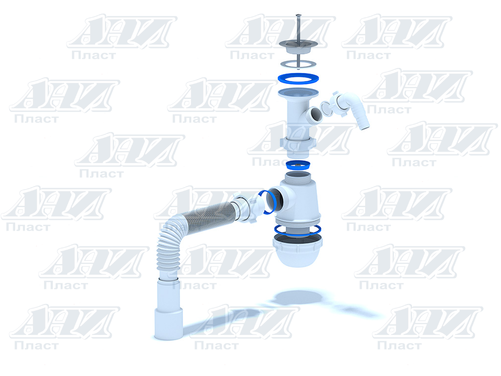 Сифон сантехнический с1015 схема сборки