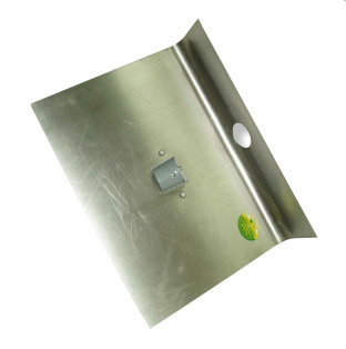 Лопата снеговая ЛАС 2 бортовая 500х295 1,5мм с накладкой