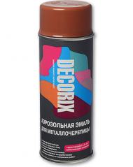 Аэрозоль Винно-Красная Эмаль д/Металлочерепицы Алкидн. RAL 3005 520мл DECORIX