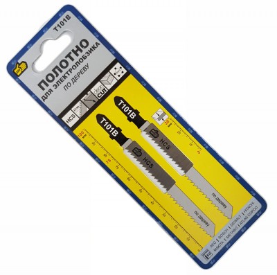 Полотно д/эл.лобзика по дереву уп. 2шт. Т111С быстр.рез /12