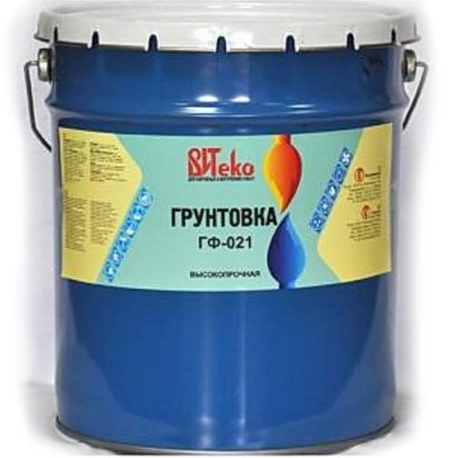 Грунтовка ГФ-021 серая 20кг  ВИТЕКО