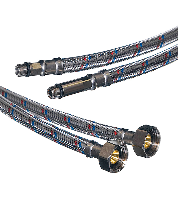 Подводка смесит. нерж. 60см (пара)г/ш /90