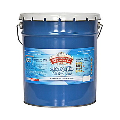 Эмаль ПФ-115 белая 20кг Матовая Цар