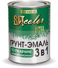 Грунт-эмаль по ржавчине 3в1 Зеленая 1,8кг/6шт ВИТколор