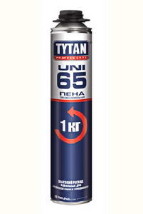 Пена монтаж. проф.ТИТАН UNI  65 л зимняя 750мл/12