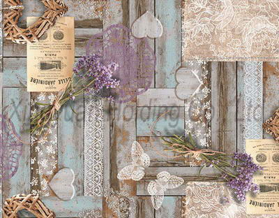 Клеенка стол. "ФЛЕР"ш.-1,4м *20 ПВХ-ткань арт.8918