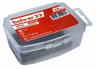 Бита PH 3x50 мм Мастер (сталь S2) намагниченные Bohrer /1-10