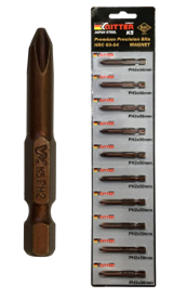 Бита PH 2x50 мм  магнитная (сталь K5) Ritter "JapanSteel" /1-10