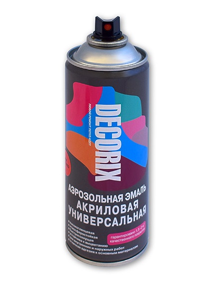 Аэрозоль ХАКИ армейский камуфляж матовый универс.акрил.  520мл DECORIX