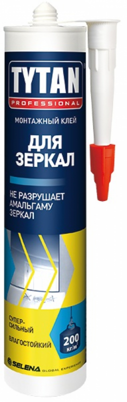 Клей ТИТАН проф. монтажный для зеркал 310мл бежевый