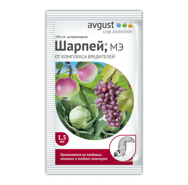 ср-во Шарпей  от комплекса вредителей 1,5 мл Август/200