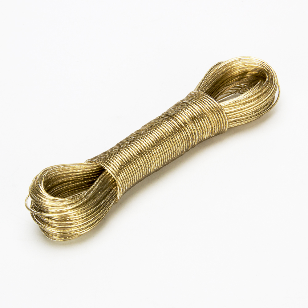 Шнур с металлич.жилой d-2мм *30м /32 