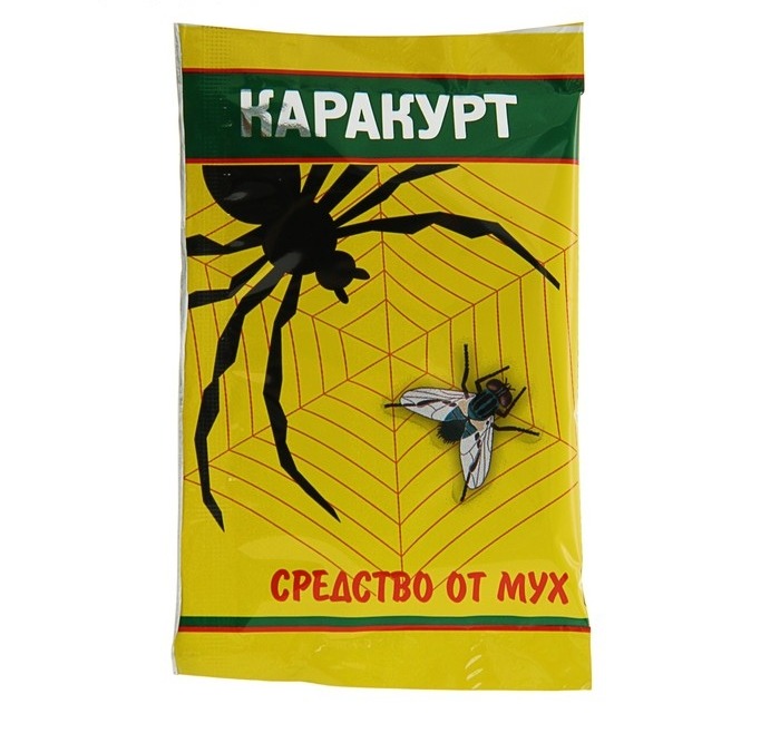 Приманка гранулиров. Каракут 10 г  от мух в пакете/100