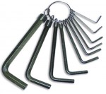 Набор ключей шестигранных Vorel 1,5 мм-10мм 10 шт. 