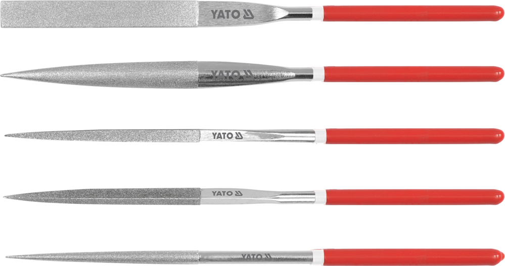 Надфиль алмазный Yato плоский 4х160х50мм