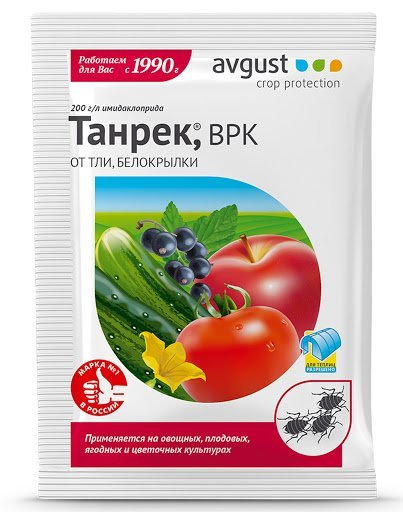 ср-во ТАНРЕК 1,5 мл от тли, белокрылки, колорад.жука Август/200
