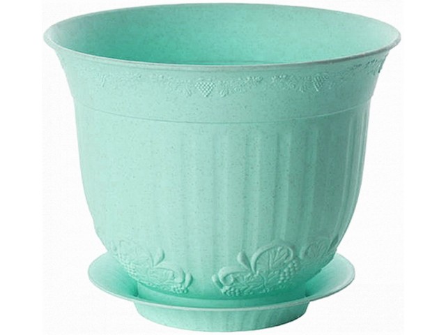 Кашпо 4,5л Ангара зеленый мятный  Ангарск/10