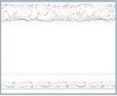 Карниз потолоч. АЖУР (7см золото) с пов. 3,0 белый 2П /кр.+ стоп + планка/ Р/